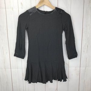 Chloe Black And White Long Sleeve Girls Dress 8